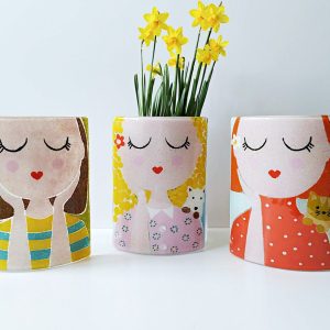 Girl Jar/Vase
