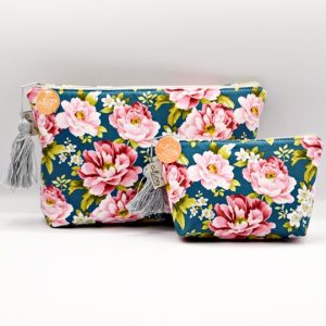 Bolsa Rosas Azul