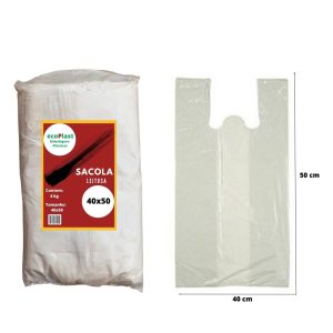 SACOLA LEITOSA 40X50 COM 4KG –  ECOPLAST