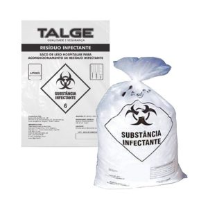 SACO DE LIXO 60 LTS INFECTANTE HOSPITALAR COM 100 UNID – TALGE