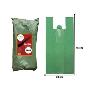 SACOLA RECICLADA FINA 30X45  COM 4 KG – ECOPLAST