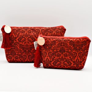 Bolsa Vermelho e Bordeaux