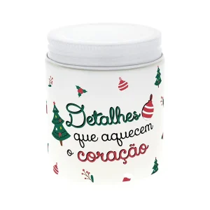 Vela de Natal “Detalhes que aquecem o coração”