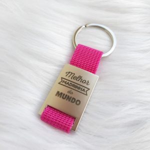 Porta-chaves Melhor Madrinha do mundo
