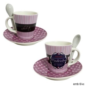 Set Café com colher – Madrinha