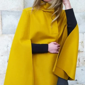Yellow Wool Coat