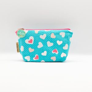 Turquoise Hearts Purse