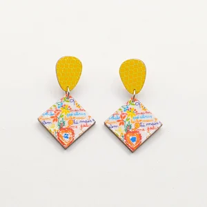Valentine’s Day Scarf Earrings